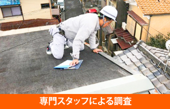 専門スタッフによる調査