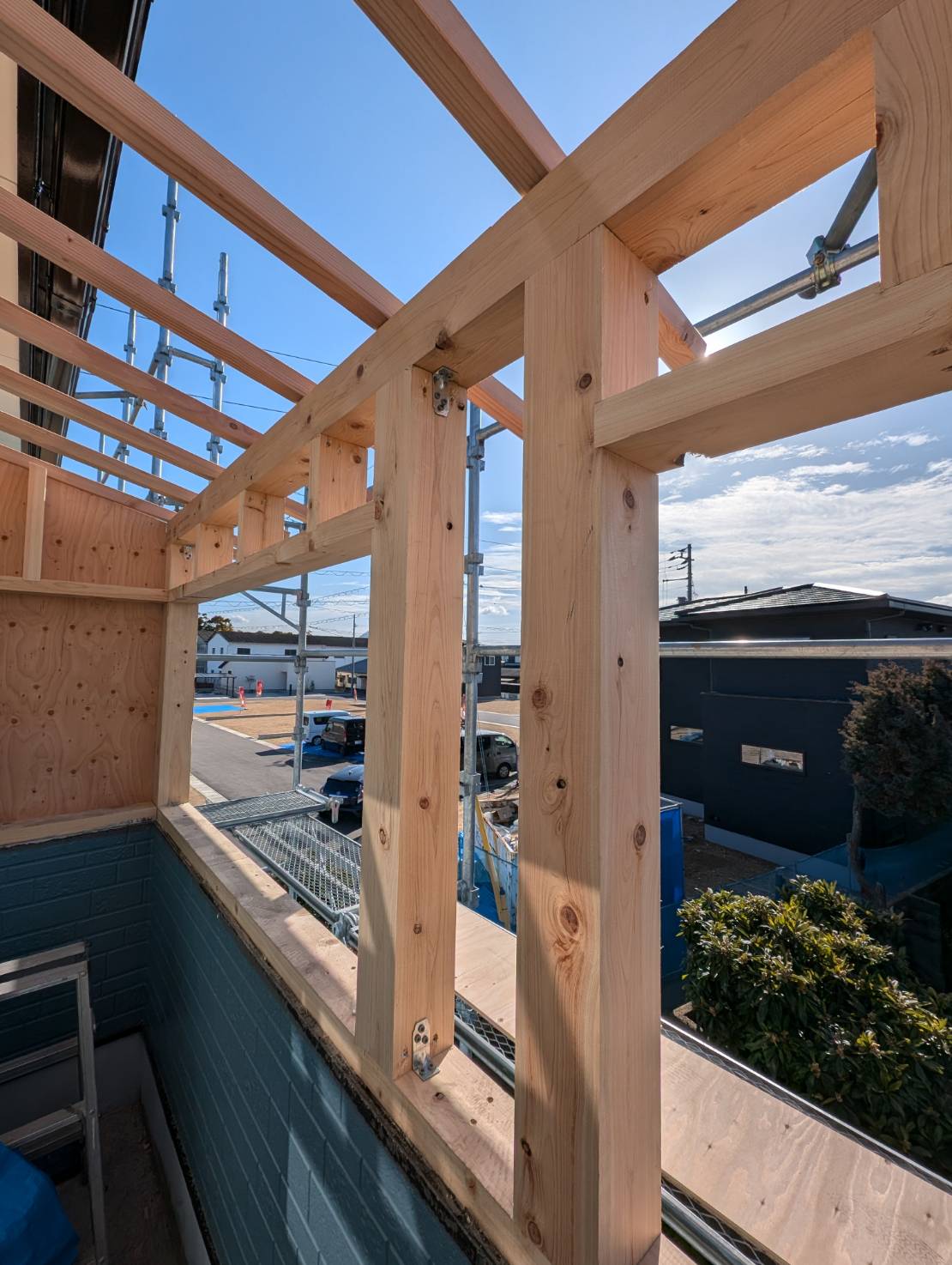 丸亀市　真新しい躯体