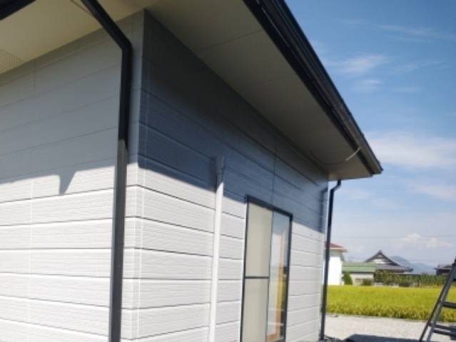 善通寺市の塗装が完了した外壁