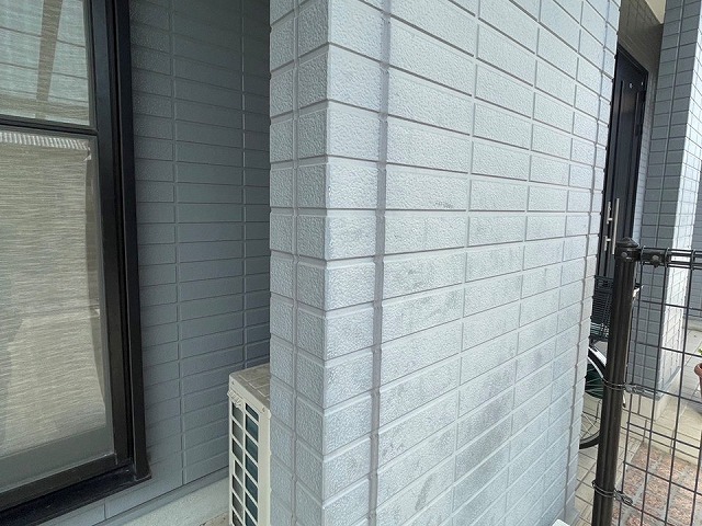 住宅無料点検でサイディング外壁の塗膜劣化を確認