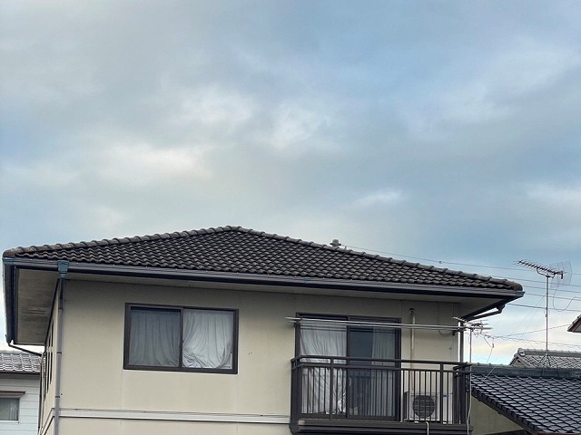 外壁塗装工事を行う住宅の無料点検時の外観