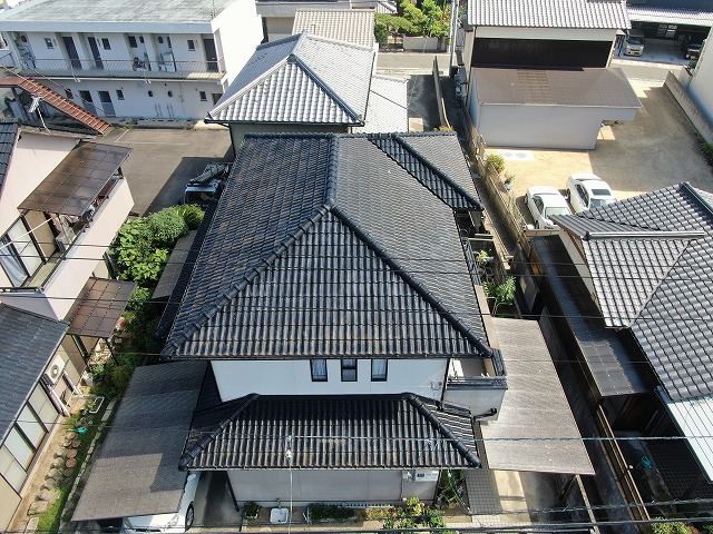 丸亀市、乾式コンクリートの屋根