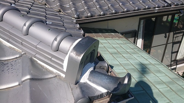 高松市　漆喰詰め直し完了