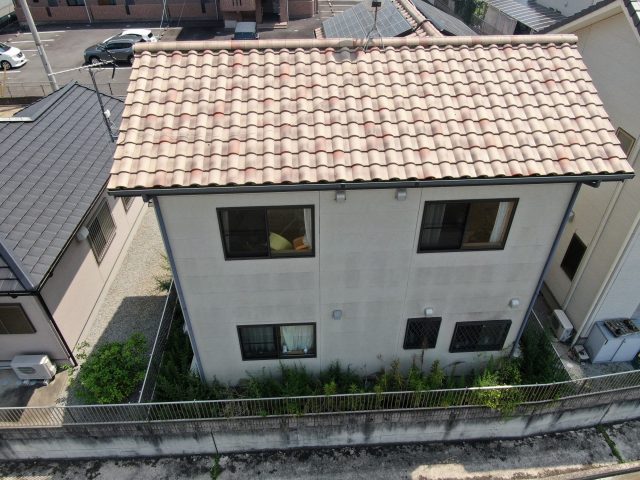 高松市の屋根工事に伴う外壁調査