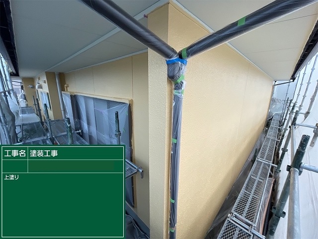 高松市　外壁の上塗り