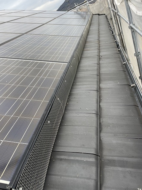 丸亀市　太陽光パネルの鳥害防止