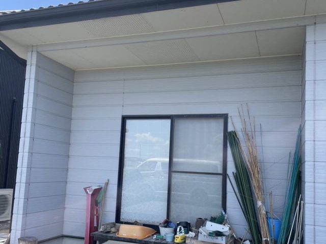 善通寺市の塗装メンテナンス前の外壁