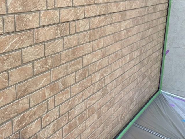 高松市の外壁クリア塗装完了