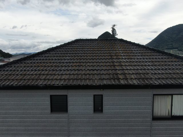 善通寺市で無料点検したコンクリート瓦の屋根