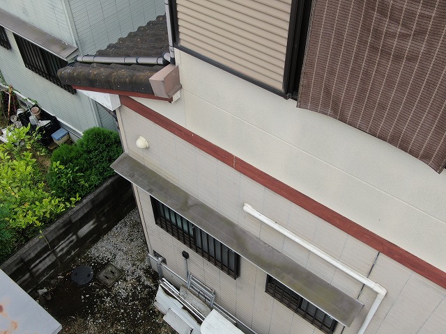 さぬき市　外壁の様子をドローンでチェック