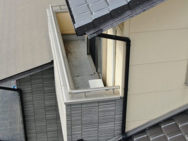 丸亀市で防水塗装を行ったベランダ