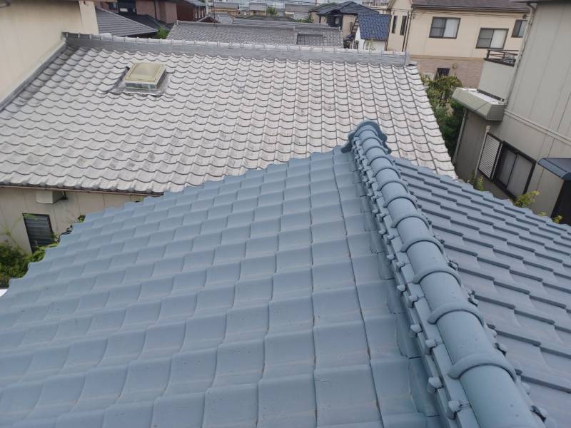 高松市にて平屋の和形セメント屋根、最大の重要部材「棟」！積み替えが必要って本当？