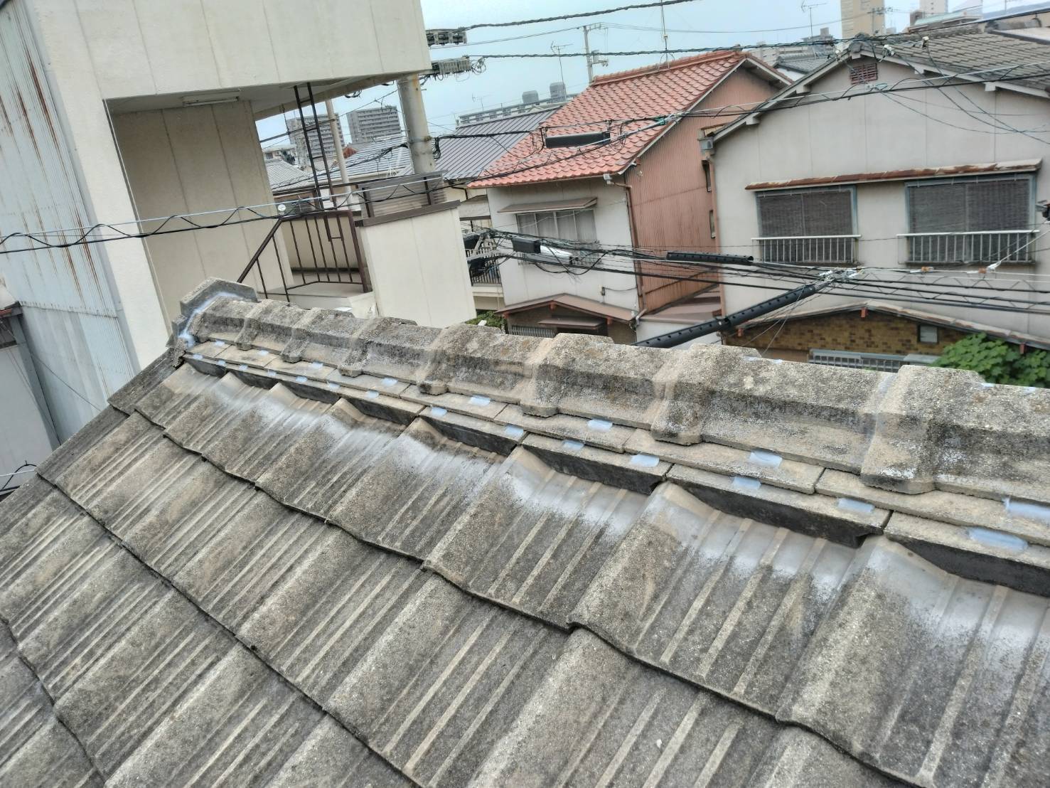 高松市　棟部分の補修完了